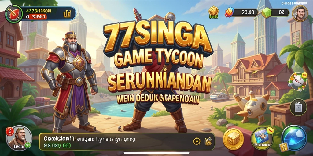 Gameplay Tycoon yang menarik di 77SINGA dengan grafis menawan.