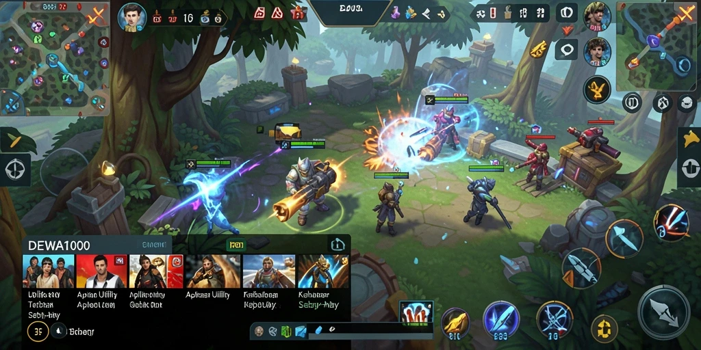 Tampilan antarmuka pengguna DEWA1000 yang sederhana dan efisien.