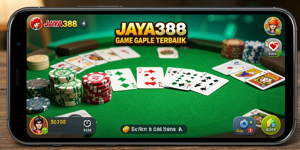 Tampilan gameplay seru dan interaktif dari JAYA388 Gaple.