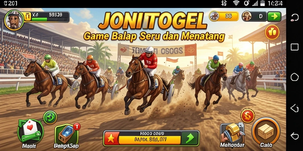 Tampilan gameplay <strong>JONITOGEL</strong> yang menegangkan dan mendebarkan.