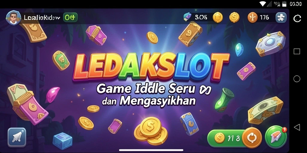 Tampilan menarik dari LEDAKSLOT saat gameplay Idle.