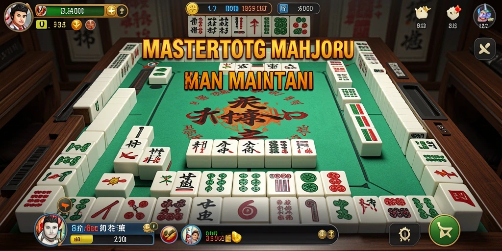 Tampilan menyenangkan dari gameplay MASTERTOTO yang menonjolkan Mahjong.