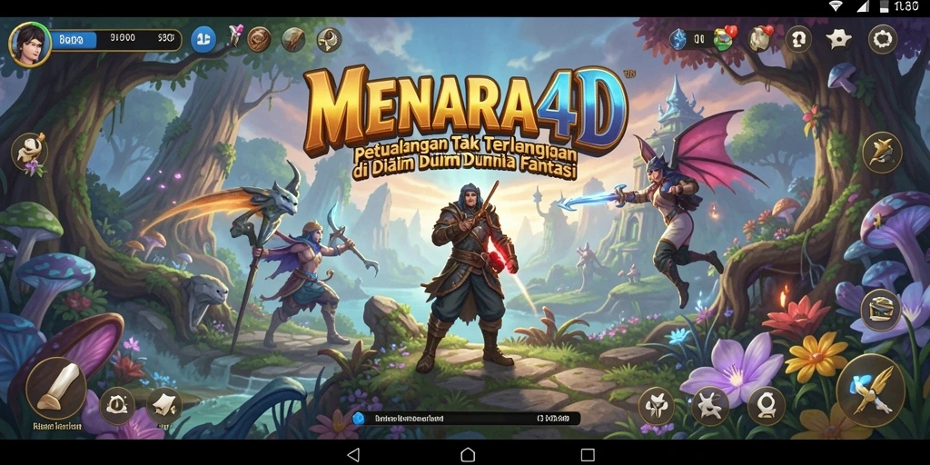 Tampilan gameplay MENARA4D menampilkan aksi petualangan yang mendebarkan.