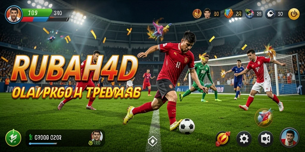 Screenshot gameplay RUBAH4D yang menampilkan aksi olahraga yang mendebarkan.