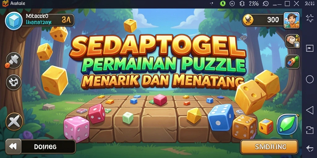 Gameplay SEDAPTOGEL yang seru dan menantang di layar.