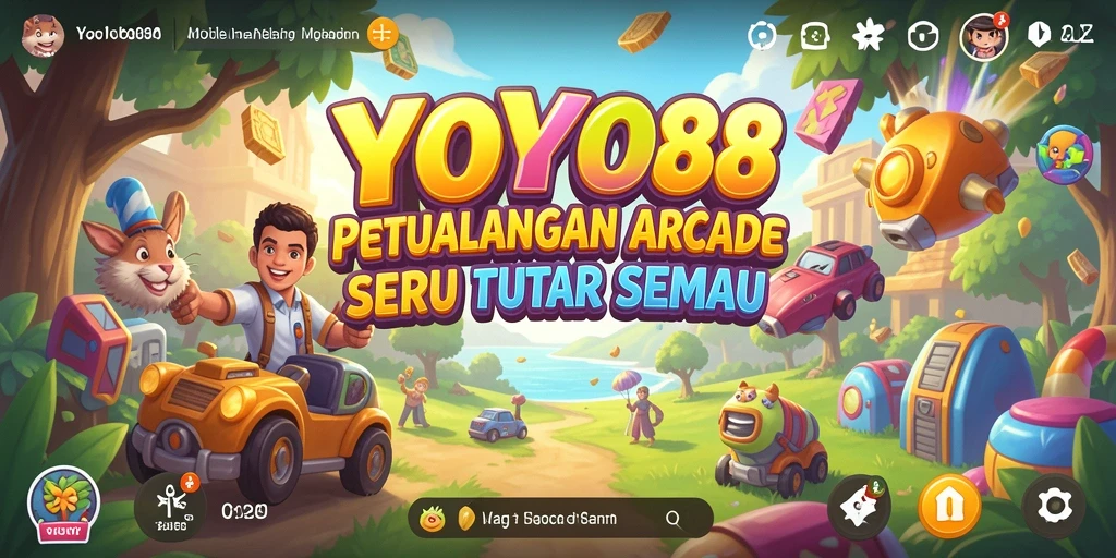Tampilan tangkapan layar menunjukkan gameplay seru YOYO88.